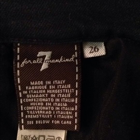 7 FOR ALL MANKIND ORGANIC COTTON SUPER SKINNY JEAN - Picture 6 of 9